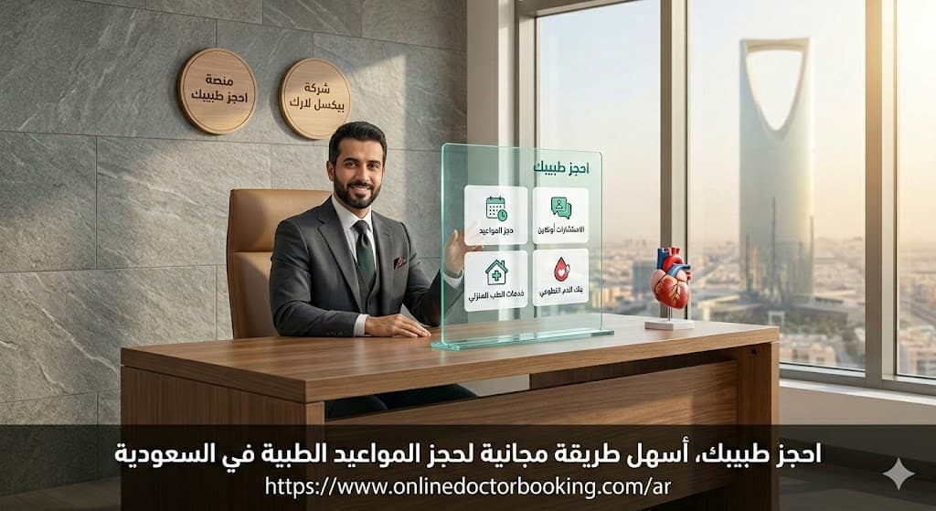 حجز موعد طبيب في السعودية عبر الإنترنت: رفيقك الصحي المتكامل للتخلص من عناء الزحام والمشاوير